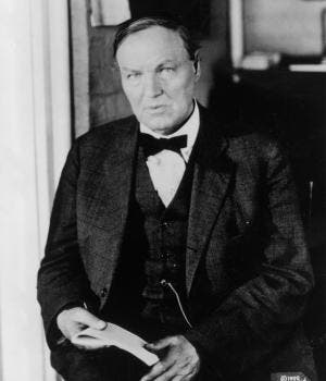 Defense attorney Clarence Darrow. (Credit: Hulton Archive/Getty Images)